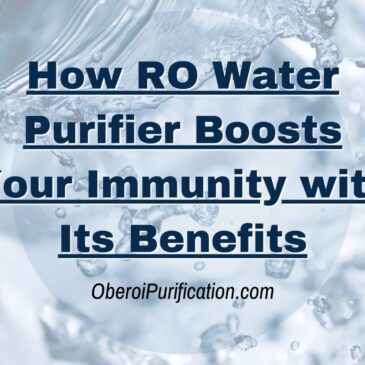 How RO Water Purifier Boosts Your Immunity with Its Benefits