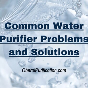 Common Water Purifier Problems and Solutions